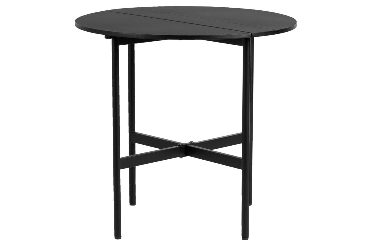 Clara metal gateleg table Ø80 cm