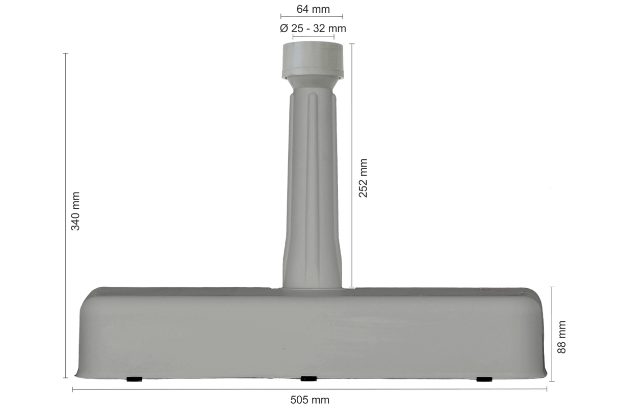 Parasol base with concrete 20 kg