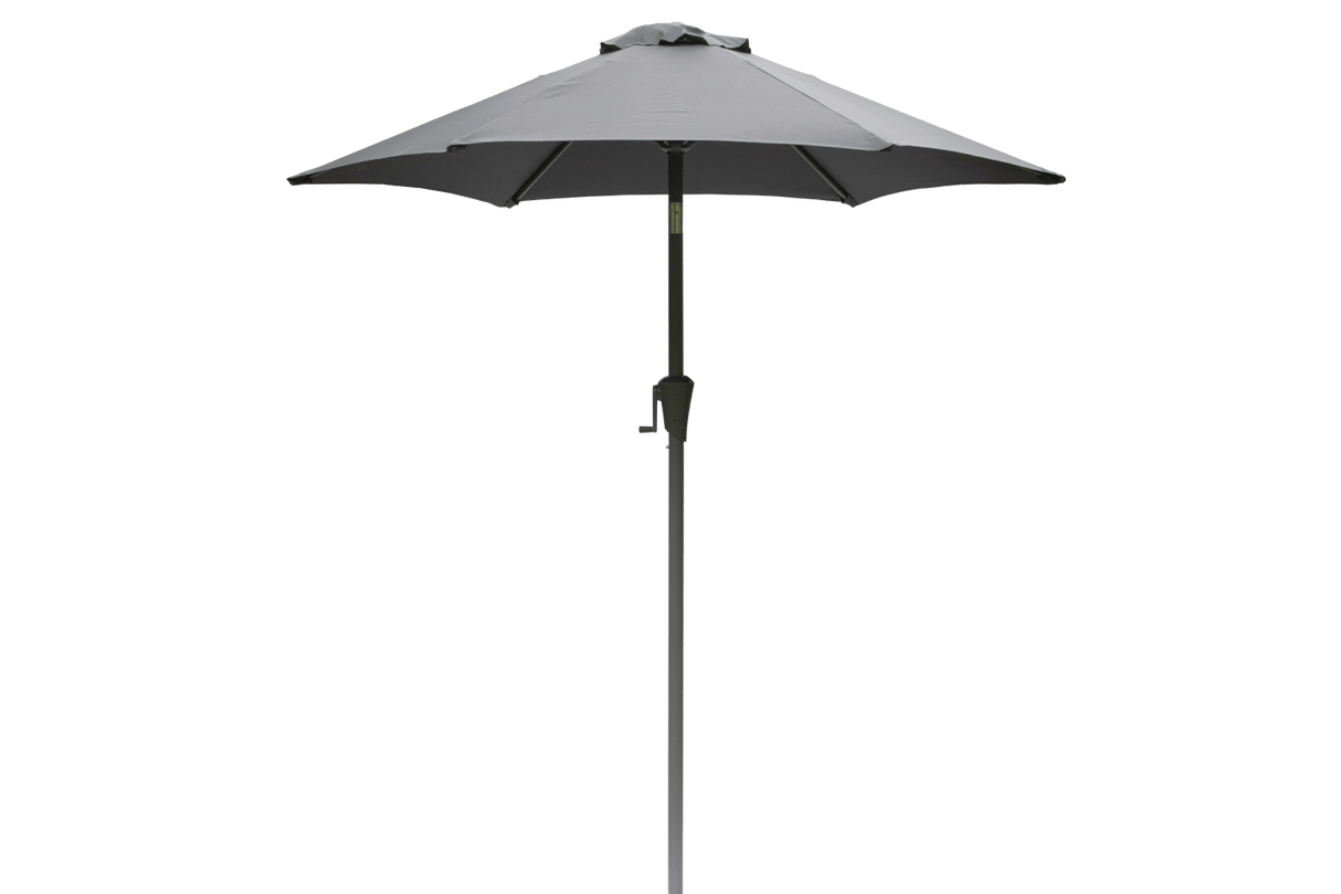 Frida solid color parasol with hoist and tilt Ø160 / Ø200 cm