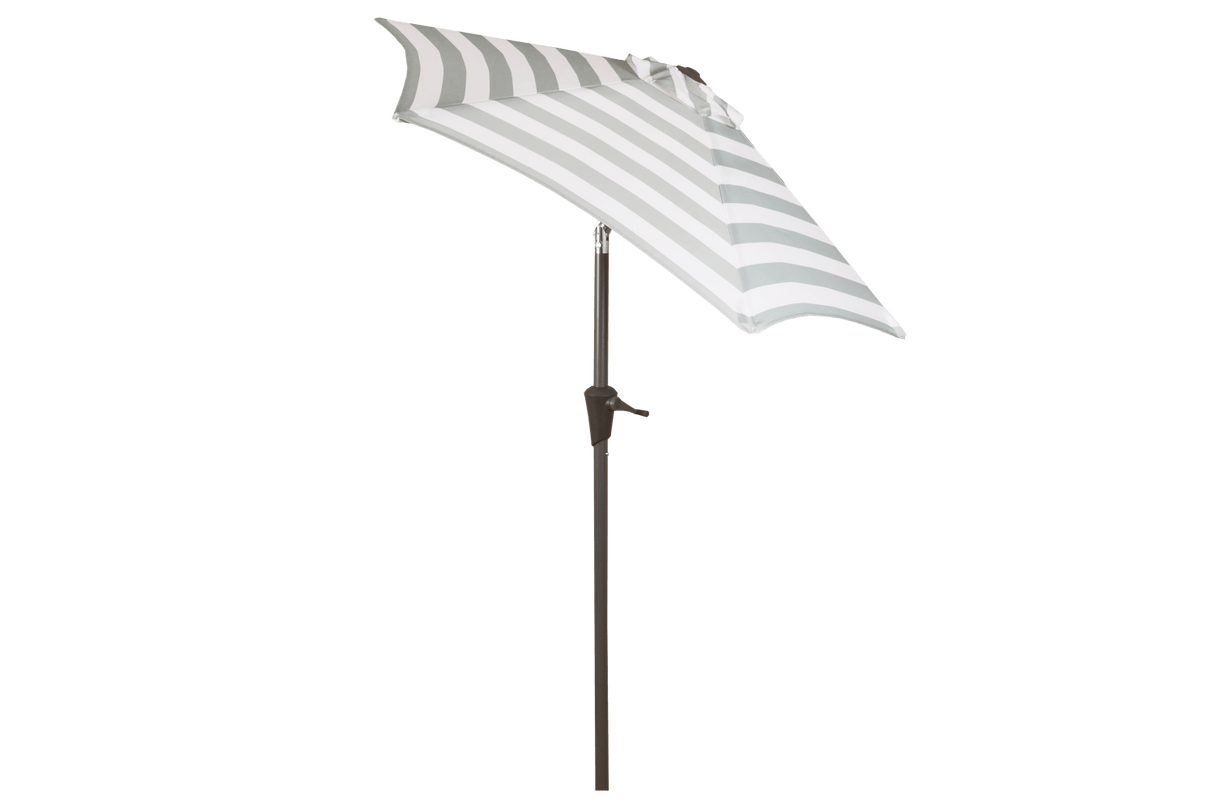 Frida stripe parasol with hoist and tilt Ø160 / Ø200 cm