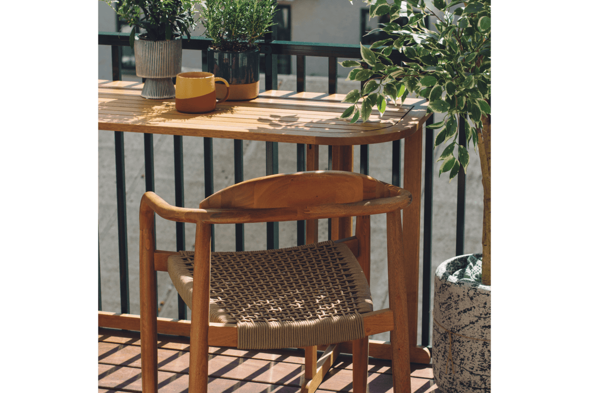 Laura teak folding table 130 x 50 cm