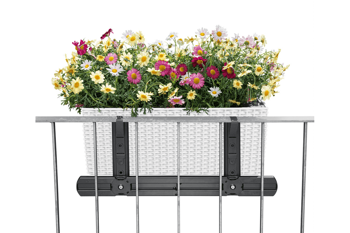 Cottage balcony flower box with self watering system 50 cm
