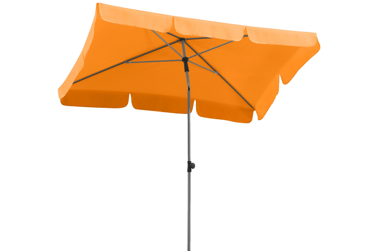 Locarno solid color parasol with tilt 180 x 120 cm