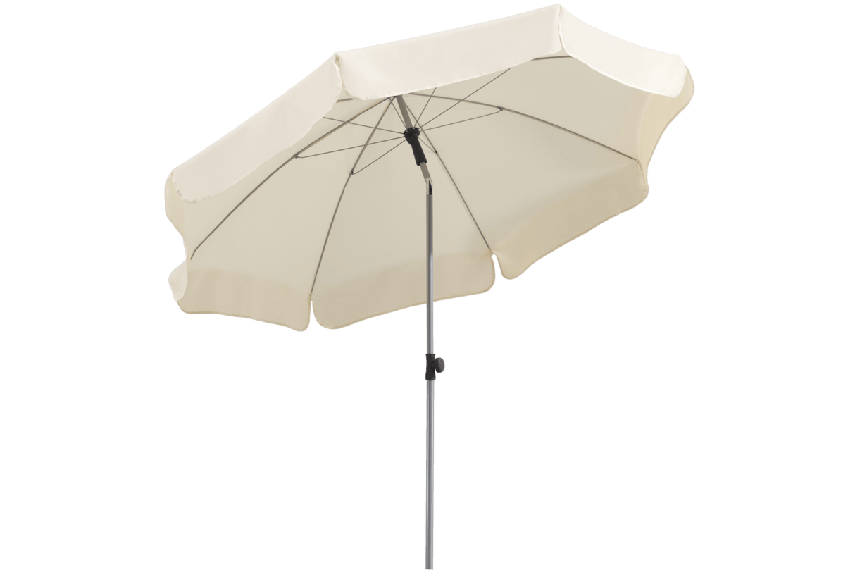 Locarno solid color parasol with tilt Ø200 cm
