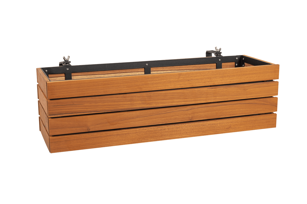Maja teak balcony flower box 40 / 60 / 80 cm