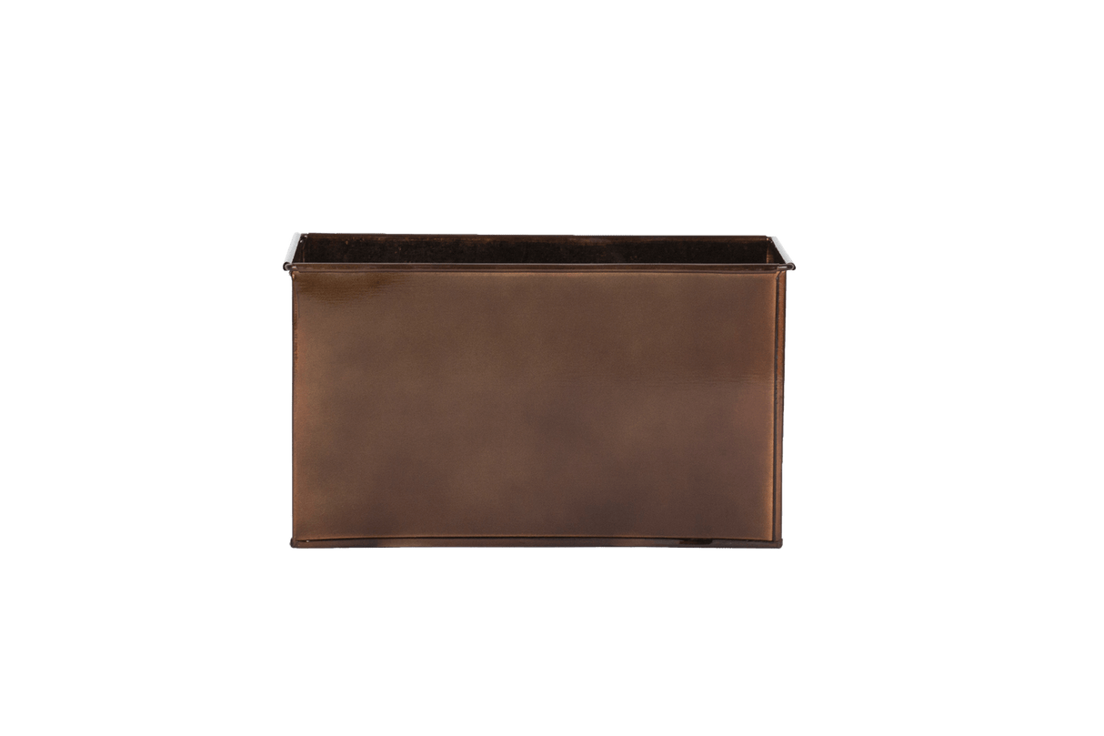 Rebekka copper plant box for wall grid 30 x 19 cm