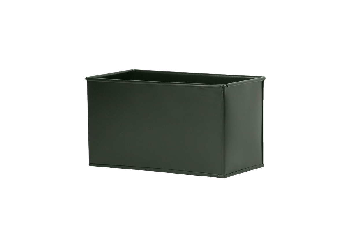 Rebekka green plant box for wall grid 30 x 19 cm