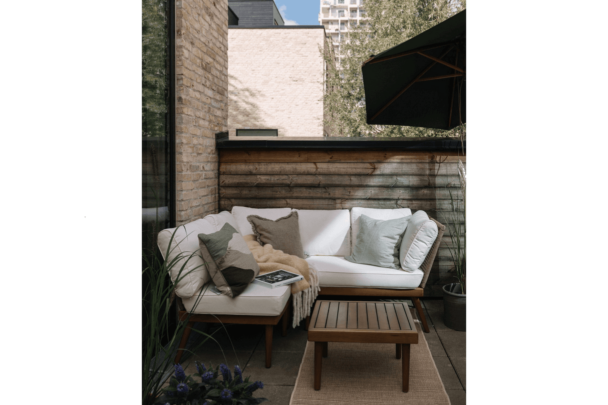 Regatta rope lounge sofa - right