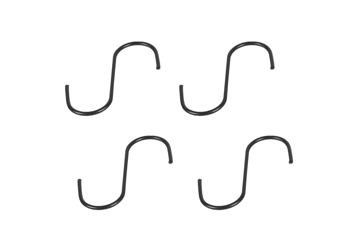 S matt black hook for grid