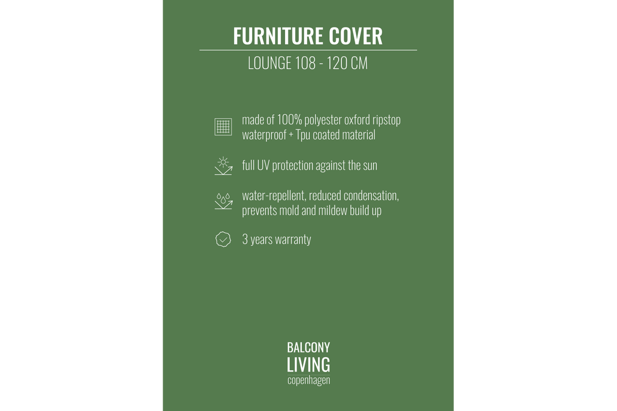 Solid furniture cover 122 x 75 x 75 cm