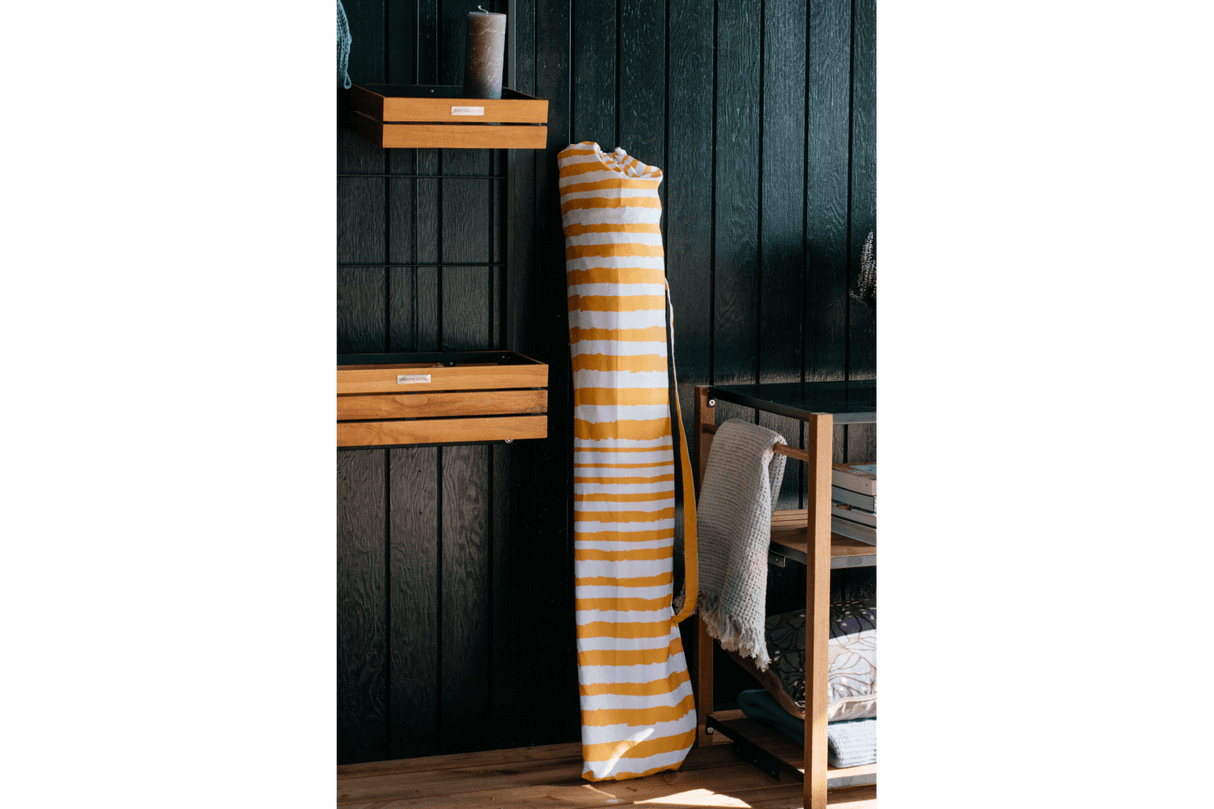 Stine stripe parasol with tilt Ø155 / Ø160 cm