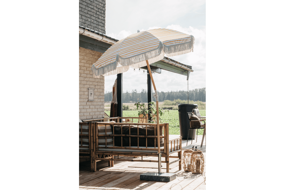 Stine stripe parasol with tilt Ø155 / Ø160 cm