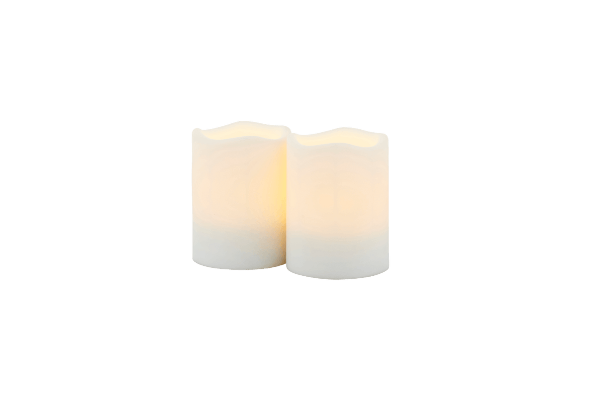 Storm LED candle set Ø5 cm