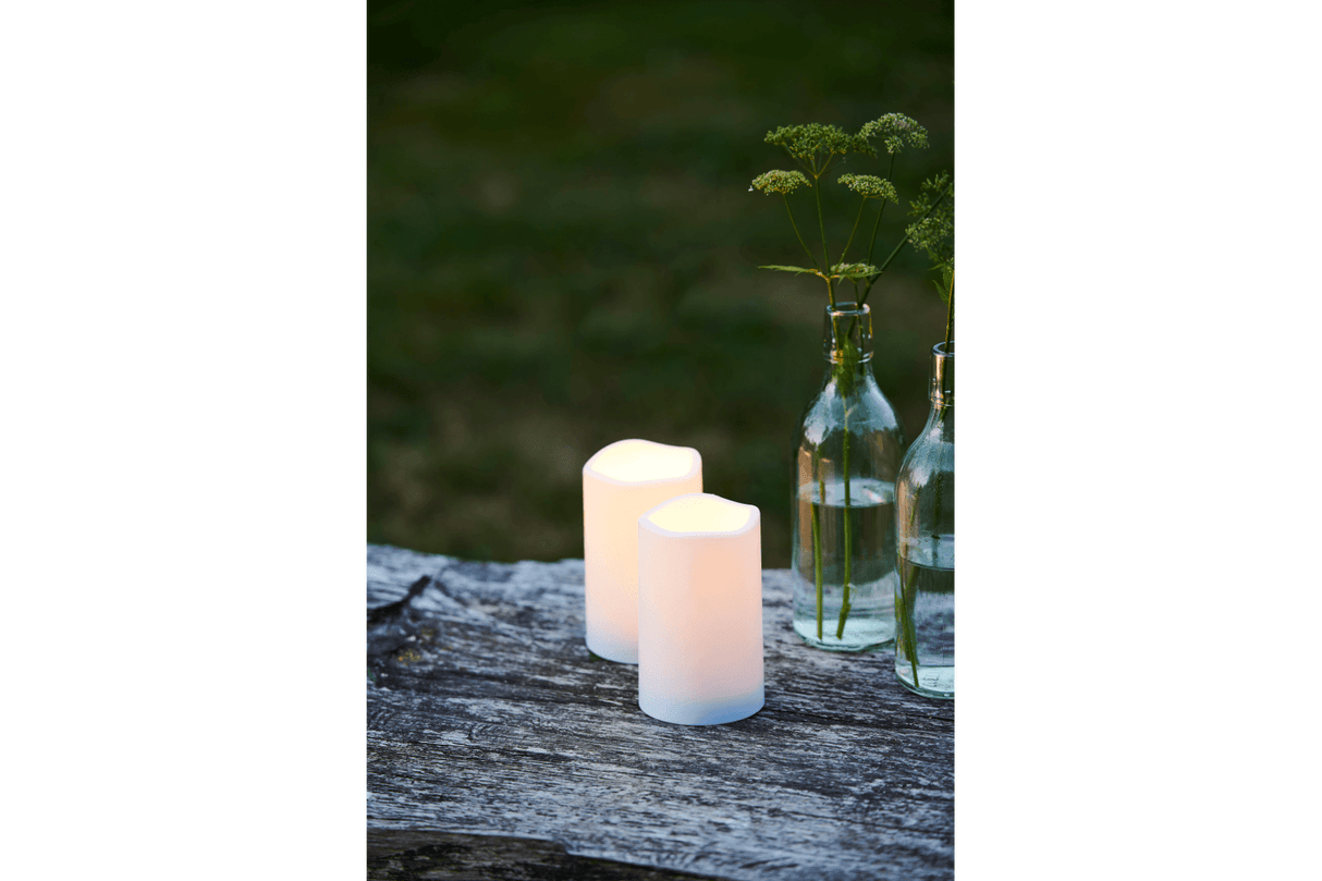 Storm LED candle set Ø5 cm