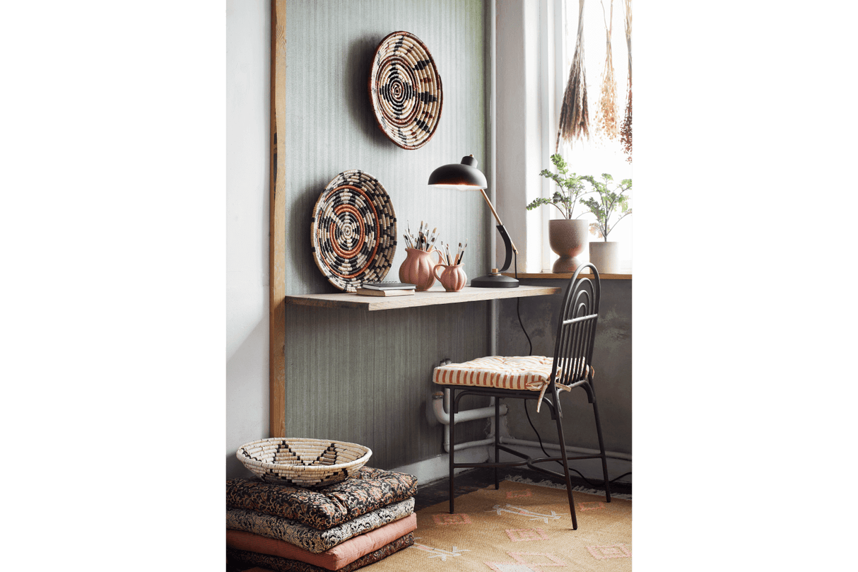 Honey stripe seat cushion 45 x 45 cm