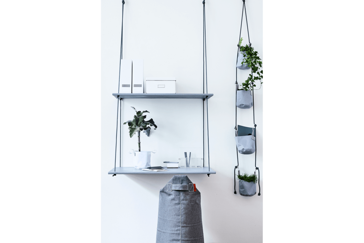 Vertical hanging flowerpots for wall and ceiling