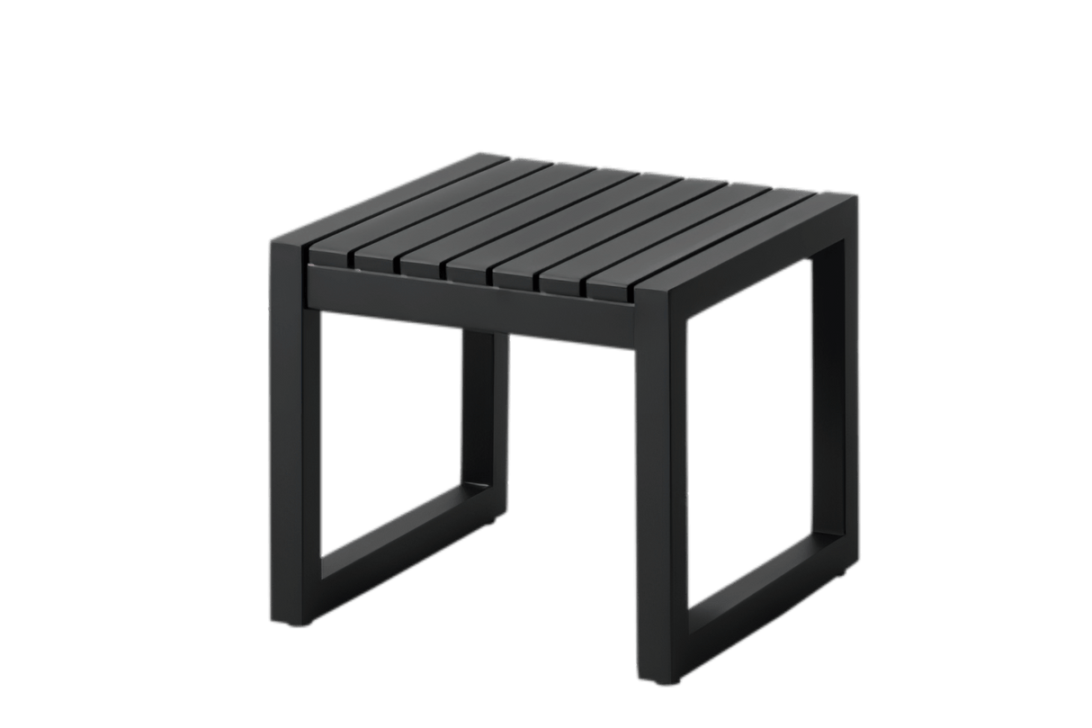 Vevi black side table 40 x 40 cm