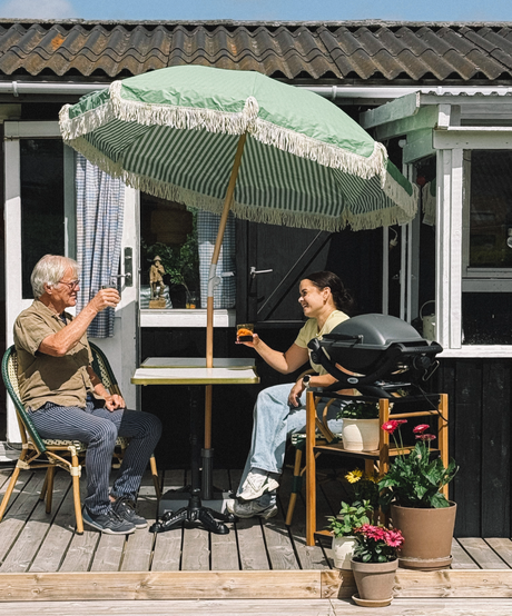 A personal retreat in the green: May Silja’s makeover of her garden cottage terrace