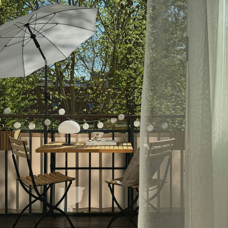 Japandi inspired balcony  – calm, balance and natural beauty