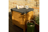 Agnes teak storage bench 50 cm