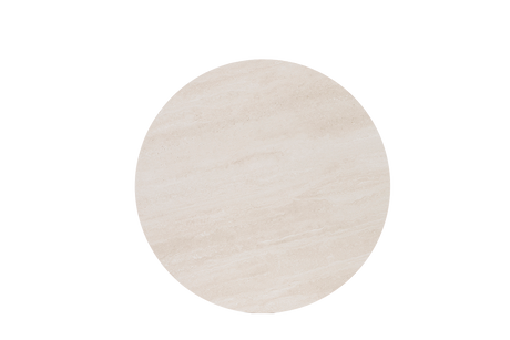 Capucine travertine café table Ø70 cm