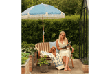 Stine stripe parasol with tilt Ø155 / Ø180 cm