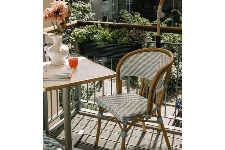 Delphine café chair in French weave