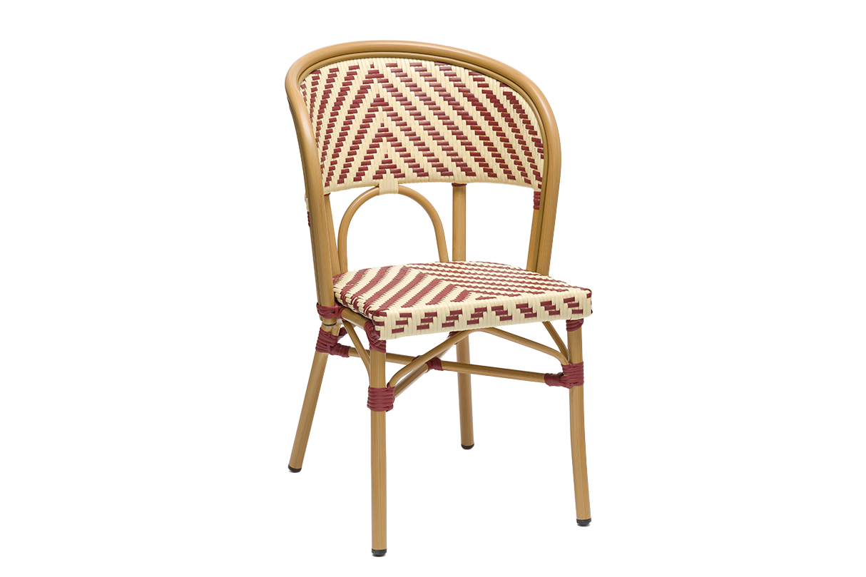 Delphine café chair in French weave
