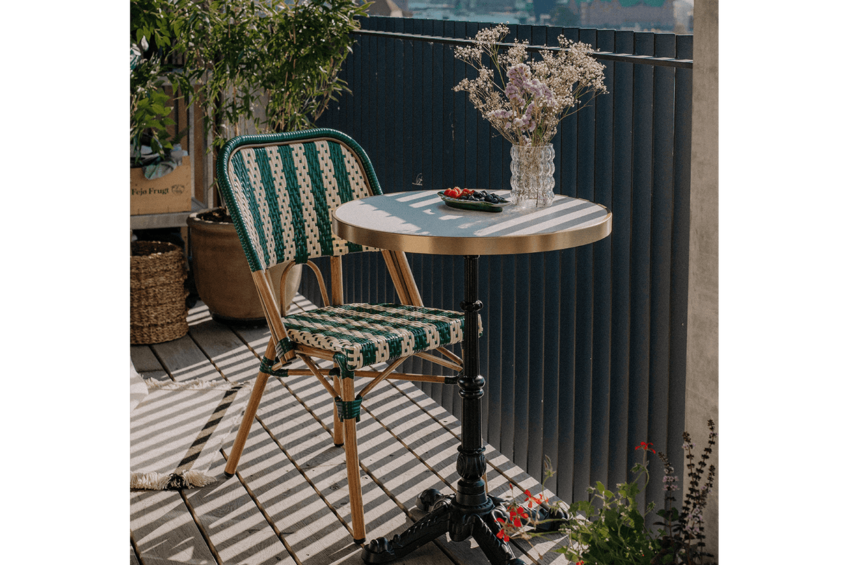 Eloise café chair in French weave