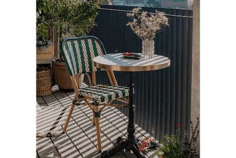 Eloise café chair in French weave