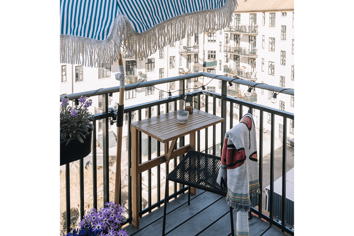 Evi teak folding table 40 x 60 cm