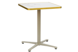 Florine café table with aluminum base 60 x 60 cm