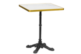 Florine café table with cast iron base 60 x 60 cm