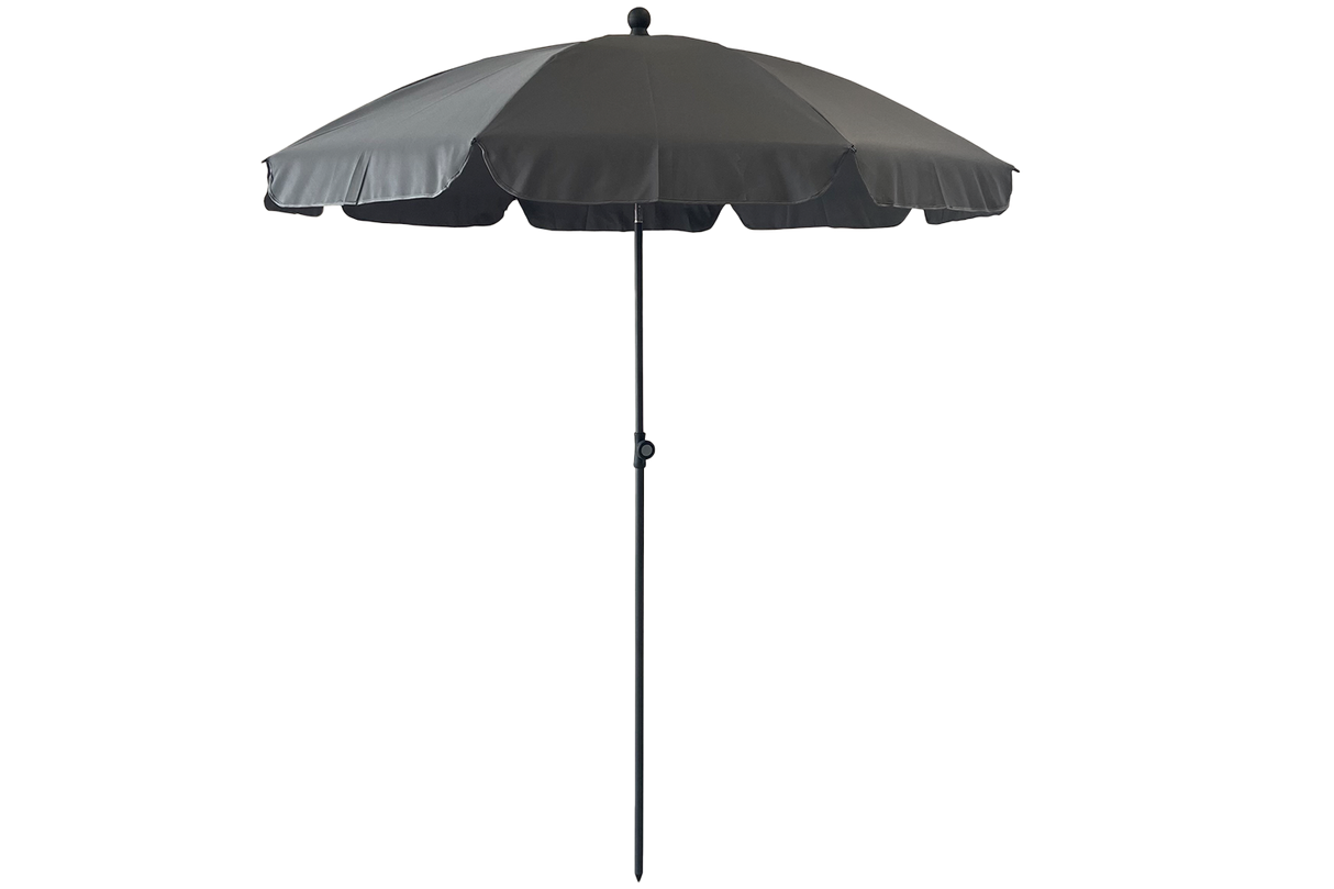 Jamila solid color parasol with tilt Ø180 cm