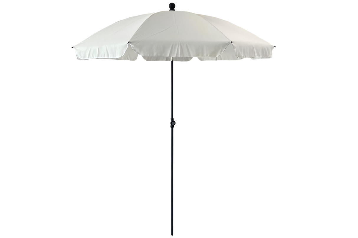 Jamila solid color parasol with tilt Ø180 cm