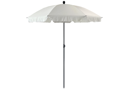 Jamila solid color parasol with tilt Ø180 cm