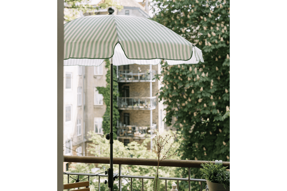 Jamila stripe parasol with tilt Ø130 cm