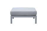 Luna aluminium lounge pouf / table