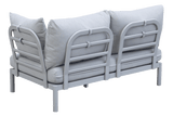 Luna aluminium lounge sofa