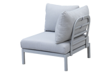 Luna aluminium lounge sofa - corner