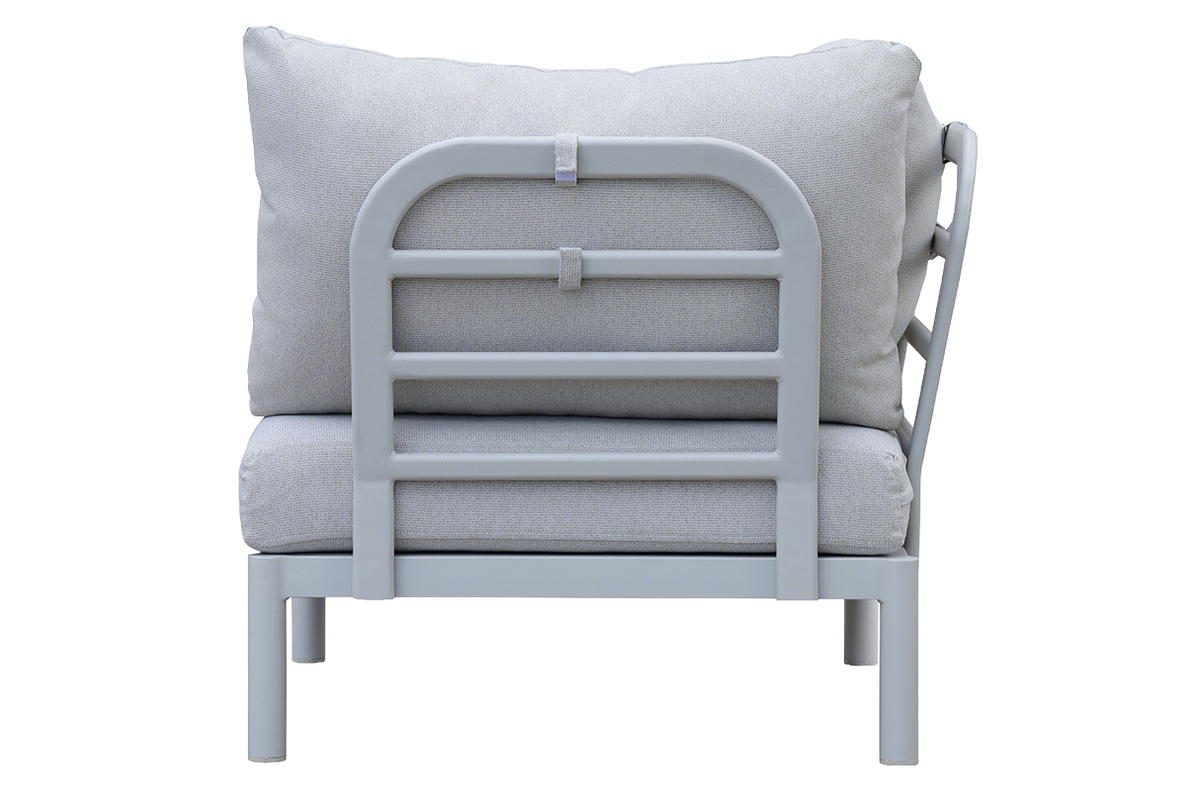Luna aluminium lounge sofa - corner