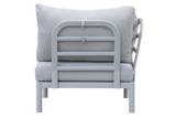 Luna aluminium lounge sofa - corner