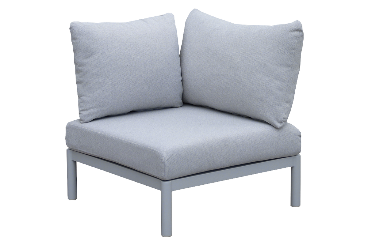Luna aluminium lounge sofa - corner