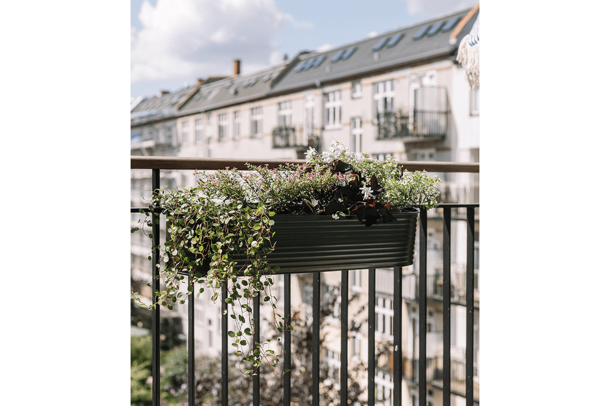 Olga green balcony flower box 60 cm