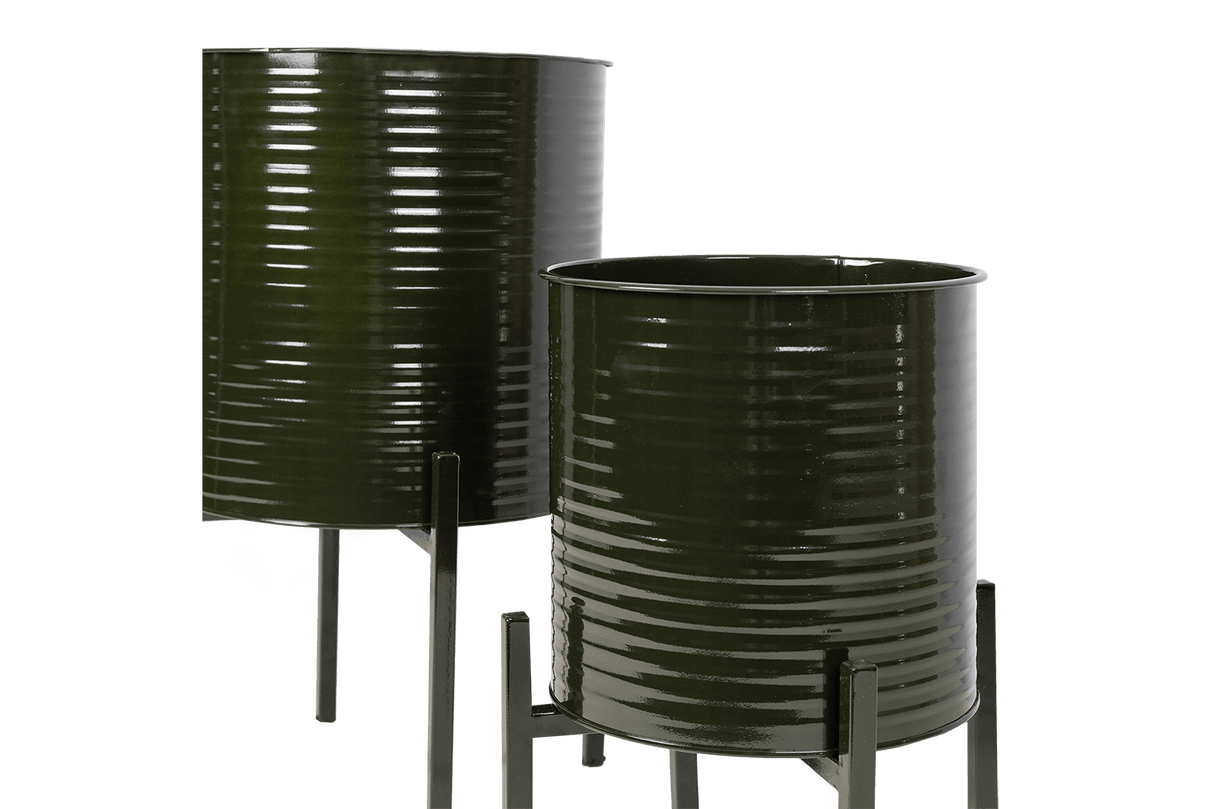 Rosa Rillo set of 2 flowerpots