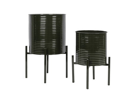 Rosa Rillo set of 2 flowerpots