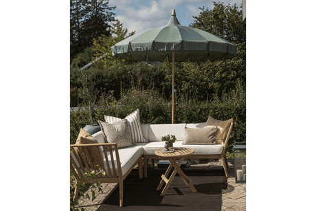 Sienna teak lounge sofa - right