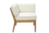Sienna teak lounge sofa - corner