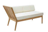 Sienna teak lounge sofa - left