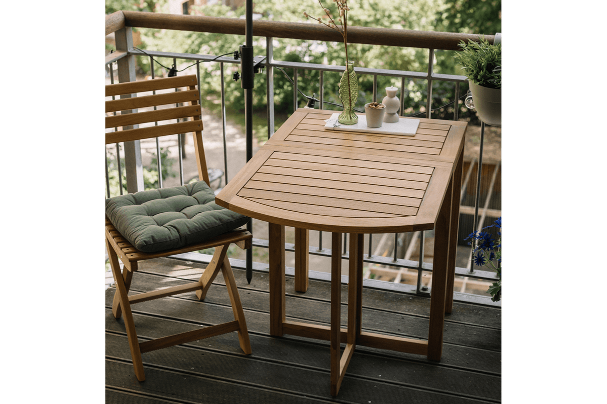 Vilma teak folding table 60 x 40 cm